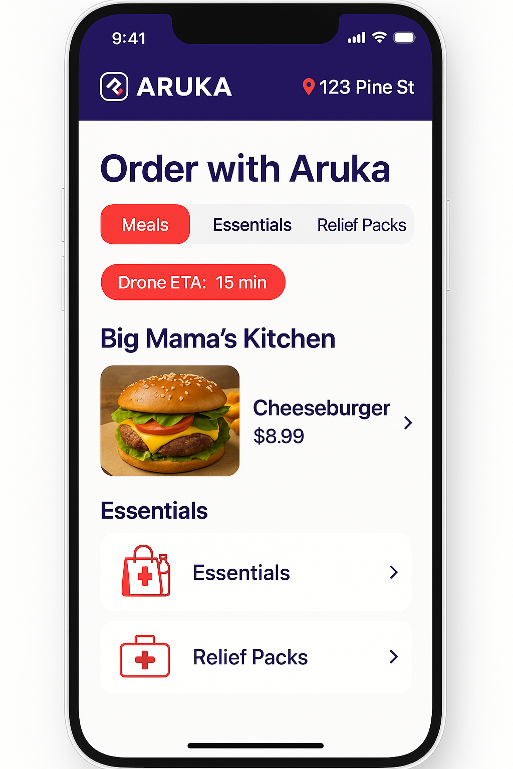 Aruka App UI
